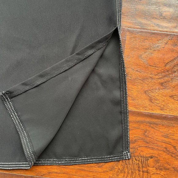 Dex Wide Leg Cropped Pants with side slits - Picture 4 of 5